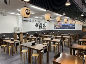 甲羅亭の店内写真